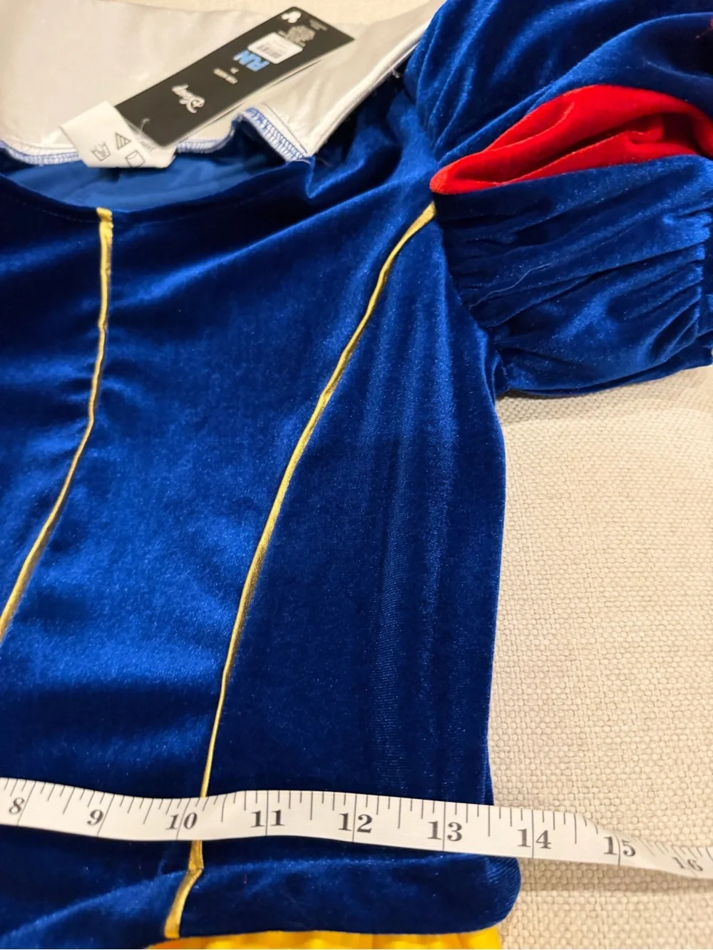 Disney Snow White Classic Girls Costume - Blue, Yellow, Red
